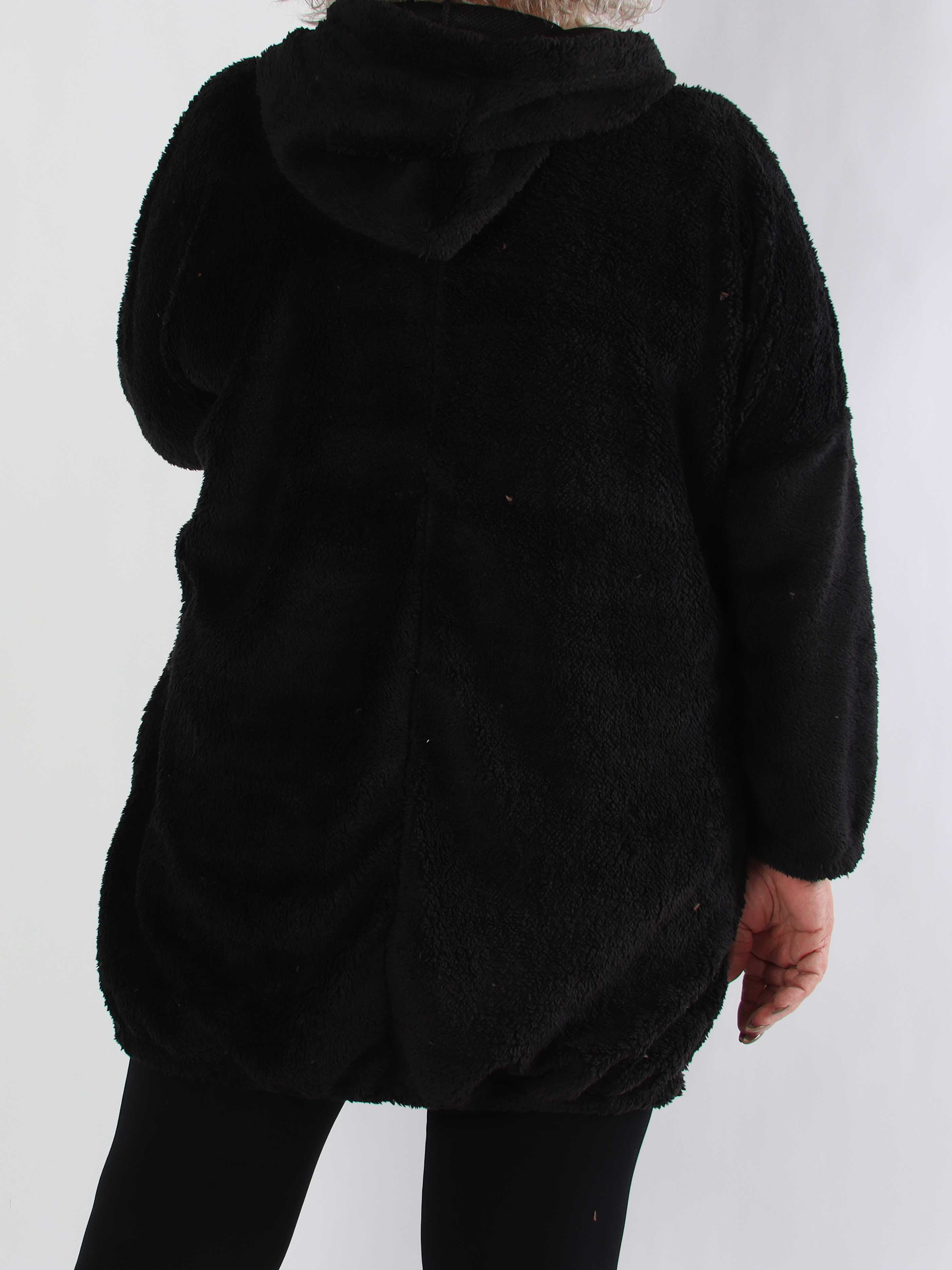 Puffy - Plus size hoodie i fluffy og blød kvalitet